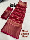 Wow Chiffon Patola Printed Designer Sarees Wholesale Market In Surat With Price
